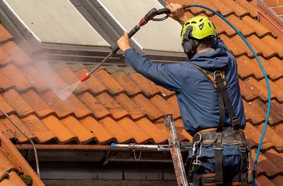 Démoussage et hydrofuge de toiture aux Aspres